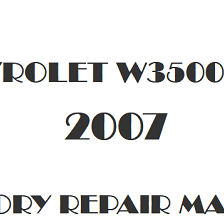 2007 Chevrolet W3500 4500 repair manual Image