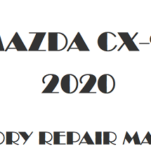 2020 Mazda CX-9 repair manual Image