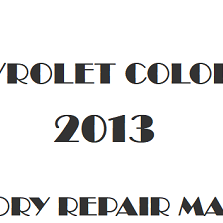 2013 Chevrolet Colorado repair manual Image