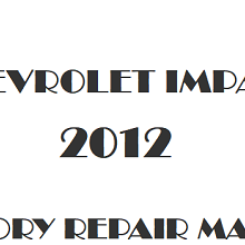 2012 Chevrolet Impala repair manual Image