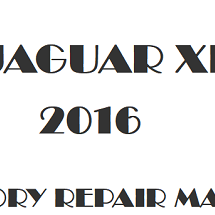 2016 Jaguar XE repair manual Image