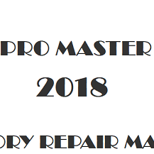 2018 Ram Pro Master City repair manual Image