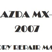 2007 Mazda MX-5 repair manual Image