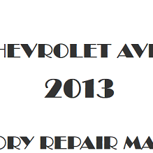 2013 Chevrolet Aveo repair manual Image