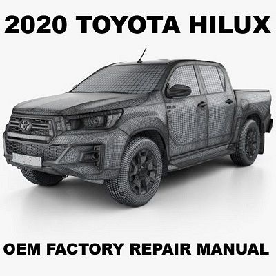 2020 Toyota Hilux repair manual Image