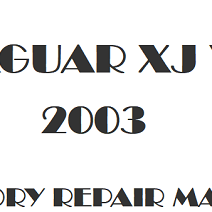 2003 Jaguar XJ V8 repair manual Image