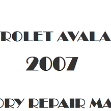 2007 Chevrolet Avalanche repair manual Image