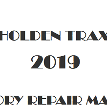 2019 Holden Trax repair manual Image