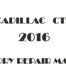 2016 Cadillac CTS repair manual Image