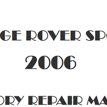 2006 Range Rover Sport repair manual Image