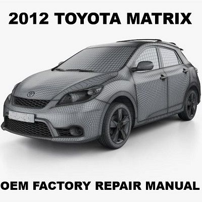 2012 Toyota Matrix repair manual Image