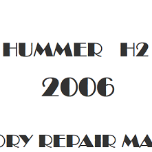 2006 Hummer H2 repair manual Image