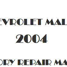 2004 Chevrolet Malibu repair manual Image