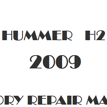 2009 Hummer H2 repair manual Image