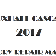 2017 Vauxhall Cascada repair manual Image