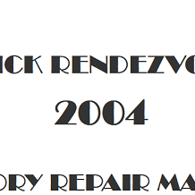 2004 Buick Rendezvous repair manual Image