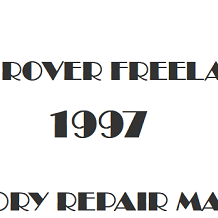 1997 Land Rover Freelander repair manual Image