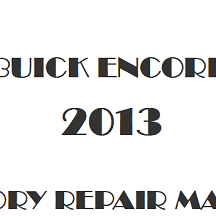 2013 Buick Encore repair manual Image