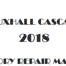 2018 Vauxhall Cascada repair manual Image