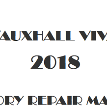 2018 Vauxhall Viva repair manual Image