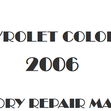 2006 Chevrolet Colorado repair manual Image