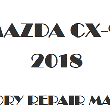 2018 Mazda CX-9 repair manual Image