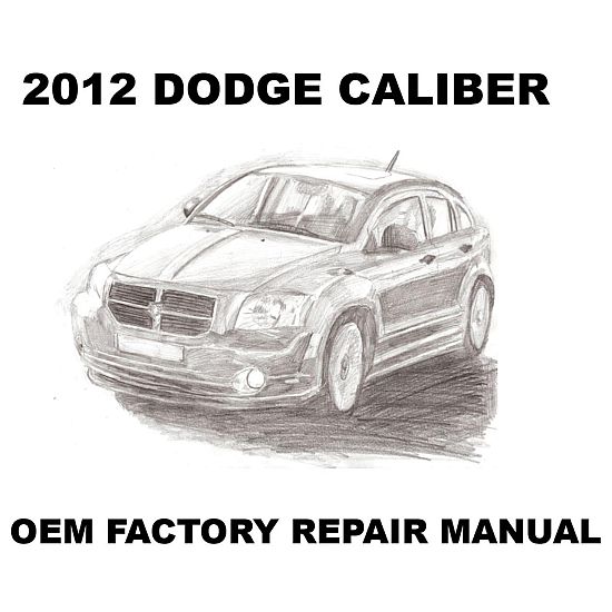 2012 Dodge Caliber repair manual Image