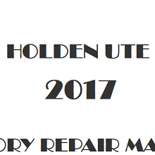 2017 Holden Ute repair manual Image