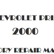 2000 Chevrolet Prizm repair manual Image
