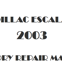 2003 Cadillac Escalade repair manual Image