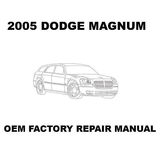 2005 Dodge Magnum repair manual Image