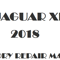 2018 Jaguar XE repair manual Image