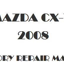 2008 Mazda CX-7 repair manual Image