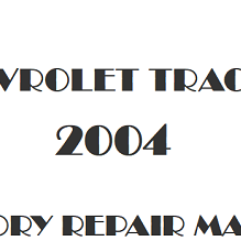 2004 Chevrolet Tracker repair manual Image